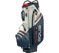 Big Max Aqua Tour 4 Off White/Navy/Red Sac de chariot de golf