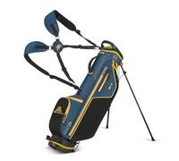 Big Max Heaven Six G Stand Bag 4 Divider, Sac de golf léger avec pieds, standard, unisexe (bleu marine/jaune)