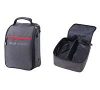 Big Max Shoe Bag Sac à chaussures de golf (tempête/charbon/rouge)