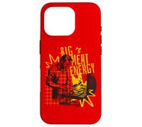 Big Meat Energy Grilling Meme Retro BBQ Dad Humour Style Rouge Coque pour iPhone 16 Pro