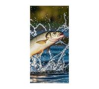 Big Mouth Bass Bait Rideau de porte Bannière à suspendre au mur Bannière Bandeau pour les yeux Rideau de bienvenue Panneau d'entrée pour fêtes, célébrations festives