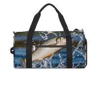 Big Mouth Bass Sac de sport imperméable pour homme et femme Grand sac de sport pour voyage et entraînement