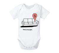 Big My Spot Bang Nerd Theory Sheldon Corps de bébé, Größe2:62;Baby:Weiss