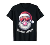 Big Nick Energy Gomme de Noël Motif Père Noël T-Shirt