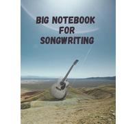 Big Notebook For Songwriting: Empty Music And Blank Notebook : Empty Staves 50 Sheets With 10 Staff . Blank Empty 50 Pages. For Composing, For Songwriting, Musicians,Teachers, Students.(8.5x11)
