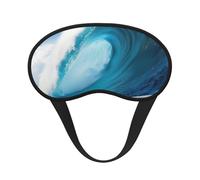 Big Ocean Wave Masque de sommeil avec impression HD Sans pression pour dormir, masque pour les yeux pour les personnes dormant sur le côté