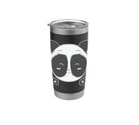 Big Panda Lady est amoureuse Gobelet isotherme en acier inoxydable double paroi