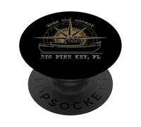 Big Pine Key Florida Seas The Moment Design Vieilli PopSockets PopGrip Adhésif