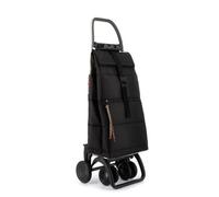 Chariot de Course Rolser Big Polar 4 Roues 2 Pivotantes Pliante - Noir