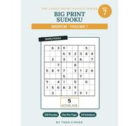 Big Print Sudoku: Medium Vol. 7, 100 Large Print Medium Sudoku Puzzles for Adults & Seniors, One Per Page, with Solutions