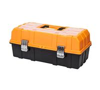 Big Red ATRJH-3430B Torin Boîte à outils multifonction en plastique 3 couches avec plateau et séparateurs Noir/orange 43 cm