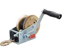 BIG RED ATRT1161SR Torin Treuil Manuel à manivelle en Acier Robuste d'une capacité de 725,7 kg avec Sangle en Nylon de 10 m et cliquet bidirectionnel, pour Bateaux, remorques, camions, VTT