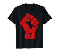 Big Red Levé Poing Salut d'Unité Solidarité Résistance T-Shirt