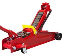 BIG Red TAM825051 Torin Hydraulic Low Profile Trolley Service/Floor Jack with Single Piston Quick Lift Pump, 2.5 Ton (5,000 LB) Capacity, Red