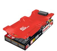 BIG RED Torin TRP6240 Banc de Garage/Atelier Roulant 6 Roues Chariot de mécanicien Plastique avec appuie-tête rembourré Rouge