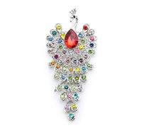 big Rhinestone brooches Women Beauty 3-Color Bird Animal Weddings Party Office Brooch pins s Made in China