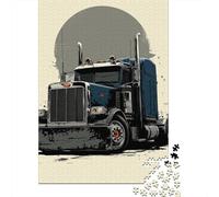 Big Rig Truck Illustration -1 Puzzle 1000 Pièces Cadeau Unique Jeu Éducatif Défi Jouet À De Qualité Supérieure Peinture Art pour Adultes Et Enfants 52x38cm/1000pcs