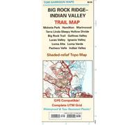 Big Rock Ridge et Indian Valley California Trails Map | Tom Harrison Maps