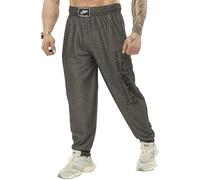 BIG Sam Sportswear Company Pantalon de survêtement Ample pour Homme avec Poches, Pantalon de Sport rétro, Anthracite, Taille XL