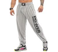 BIG Sam Sportswear Company Pantalon de survêtement Ample pour Homme avec Poches, Pantalon de Sport rétro, Ecru, Taille XL