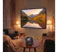 Big Screen Pack de divertissement-XBJ Projecteur extérieur gris avec tablette tactile A5 Pro+ Écran de projection de 100 pouces