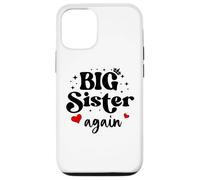 Big Sister Again Announcement Sign 2025 Sister to Be 2026 Coque pour iPhone 12/12 Pro