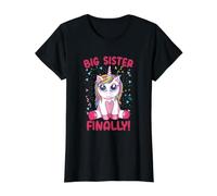 Big Sister Enfin Licorne promue à Big Sister Girls T-Shirt Graphique avec Valeur