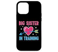 Big Sister in Training Retro Groovy pour Enfants et Tout-Petits Coque pour iPhone 12 Mini