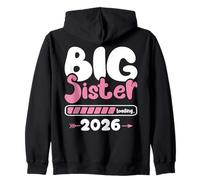 Big Sister Loading 2026 Promoted to Big Sister Est 2026 Kids Sweat à Capuche