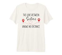 Big Sister Love Between Sisters Knows No Distance Friends T-Shirt Haut de Gamme
