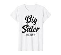 Big Sister Shirt for Girls Kids Women Big Sis Again T-Shirt