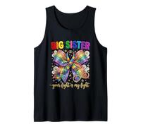 Big Sister Your Fight is My Fight Archet de Sensibilisation à l'Autisme Débardeur