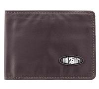 Big Skinny L-Fold Passcase Slim Wallet, Holds Up to 30 Cards, Brown