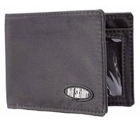 Big Skinny Men's Compact Sports Bi-Fold Slim Wallet, Holds Up to 20 Cards, Black