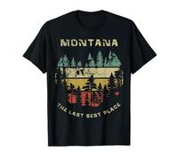 Big Sky Country Montana Treasure State est Le dernier Meilleur Endroit T-Shirt