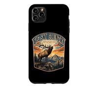 Big Sky Country où Le Elk Bugle et Les Hommes écoutent Le Montana Coque pour iPhone 11 Pro Max