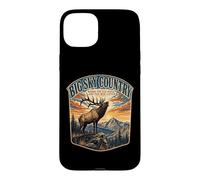 Big Sky Country où Le Elk Bugle et Les Hommes écoutent Le Montana Coque pour iPhone 15 Plus