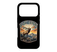 Big Sky Country où Le Elk Bugle et Les Hommes écoutent Le Montana Coque pour iPhone 17 Pro