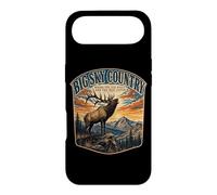 Big Sky Country où Le Elk Bugle et Les Hommes écoutent Le Montana Coque pour iPhone Air