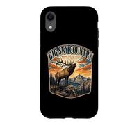 Big Sky Country où Le Elk Bugle et Les Hommes écoutent Le Montana Coque pour iPhone XR