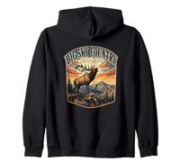 Big Sky Country où Le Elk Bugle et Les Hommes écoutent Le Montana Sweat à Capuche