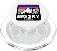 Big Sky Montana Ski Snowboard Famille Ski PopSockets PopGrip pour MagSafe