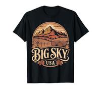 Big Sky Region Heritage Mountain Grape Souvenir T-Shirt