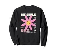 Big Smile It's Happy Day (Motif Fleur) Sweatshirt