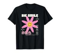 Big Smile It's Happy Day (Motif Fleur) T-Shirt