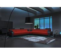 Big Sofa Canapé En Cuir Canapé-Lit Canapé D'angle Canapé En Cuir Avec Fonction Lit Paysage De Vie