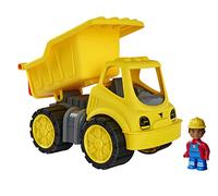 BIG Power-Worker Camion-benne + figurine, Jeu véhicule