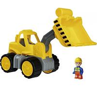 Big Chargeur sur pneus Power-Worker avec figurine Jaune 800054837