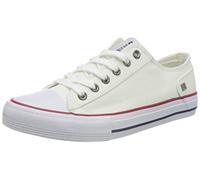 Big Star DD274336_38 Femme Plimsolls, Blanc,