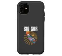 Big sur California Outdoors Retro Mountains & Waves Coque pour iPhone 11